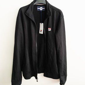 NWT Black Fila Grosso Track Jacket